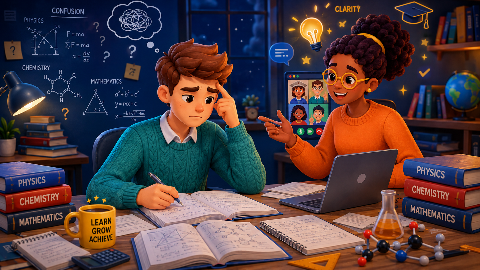 Why Students Struggle With Chemistry, Physics & Maths Even After Studying